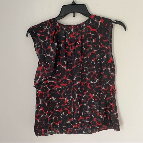 Michael Michael Kors Women’s Sleeveless Round Neck Silk Blouse - Picture 5 of 5